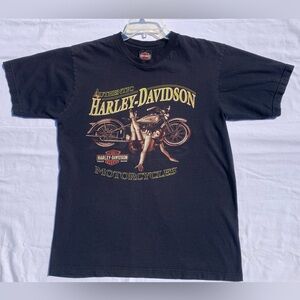 Harley Davidson Southtowns Buffalo Orchard Park NY New York 2008 T-Shirt Black L